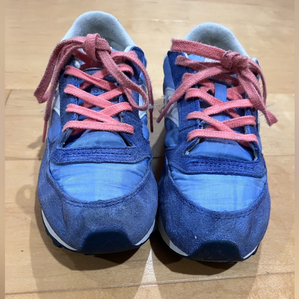 Saucony Jazz Blue and Pink Sneakers